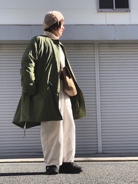 「BRADY」｜「アイテム（サロペット/オーバーオール）」を使った、lomilomiさん（レディース・161cm）の冬コーディネート