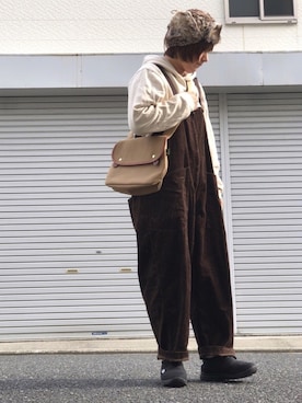 「ナチュラルスタイル」｜「アイテム（その他シューズ）」を使った、lomilomiさん（レディース・161cm）の冬コーディネート