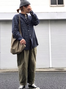 「シースルー」｜「アイテム（ラッピングキット）」を使った、lomilomiさん（レディース・163cm）の春コーディネート