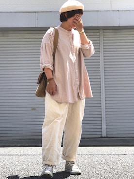 「BRADY」｜「アイテム（アクセサリー）」を使った、lomilomiさん（レディース・163cm）の春コーディネート