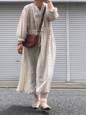 「CLEDRAN（クレドラン）のアイテム」を使った、lomilomiさん（レディース・163cm）の春コーディネート