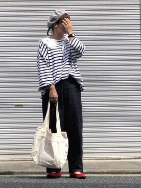 「studio CLIP（スタディオクリップ）のナチュラルアソート付け襟（付け襟）」を使った、lomilomiさん（レディース・163cm）の秋コーディネート