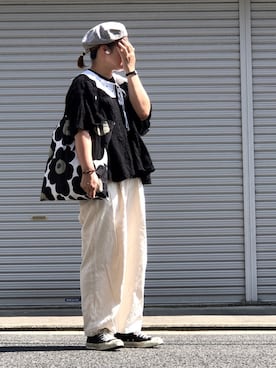 「studio CLIP（スタディオクリップ）のナチュラルアソート付け襟（付け襟）」を使った、lomilomiさん（レディース・163cm）の秋コーディネート