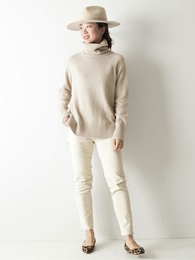 「U by SPICK&SPAN（ユーバイスピックアンドスパン）のアイテム」を使った、RURIさん（レディース・162cm）の秋コーディネート