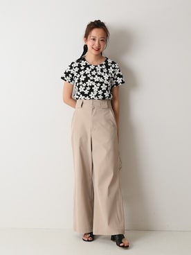 「MARCHER（マルシェ）のアイテム」を使った、RURIさん（レディース・162cm）の春コーディネート