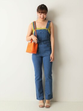 「U by SPICK&SPAN（ユーバイスピックアンドスパン）のアイテム」を使った、RURIさん（レディース・162cm）の夏コーディネート