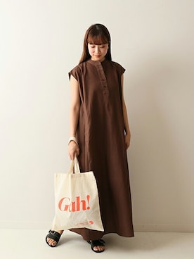 「U by SPICK&SPAN（ユーバイスピックアンドスパン）のアイテム」を使った、RURIさん（レディース・162cm）の夏コーディネート