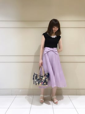 「BSTR」｜まゆしさん（レディース・160cm）の夏コーディネート