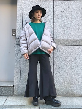 「Ctr1（コントロール）のアイテム（ジャケット/アウター）」を使った、hanae maruiさん（レディース・155cm）の秋コーディネート