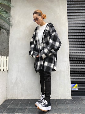 hanae maruiさん（レディース・155cm）の秋コーディネート