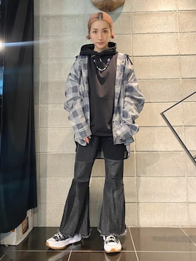 hanae maruiさん（レディース・155cm）の冬コーディネート