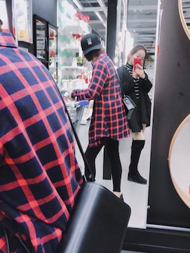 「NBA（エヌビーエー）のアイテム（帽子）」を使った、暖暖暖暖さん（レディース・163cm）の春コーディネート