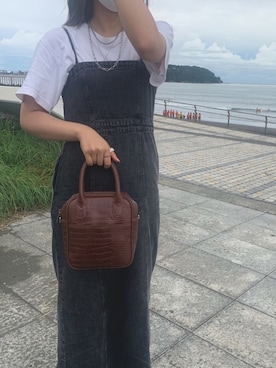 「Adoon plain（アドーンプレーン）のアイテム」を使った、ebicaaaさん（レディース・156cm）の夏コーディネート