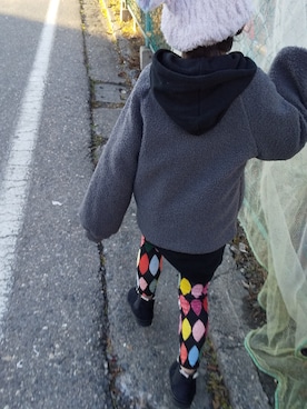 「Rora（ローラ）のアイテム」を使った、taka-koさん（キッズ・137cm）の冬コーディネート