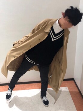 すんさん（メンズ・173cm）の春コーディネート