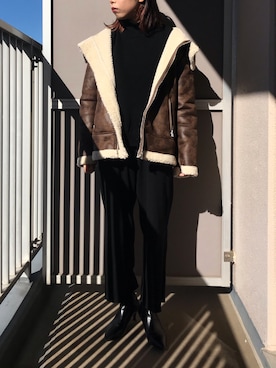 ささん（レディース・158cm）の冬コーディネート