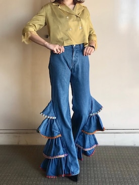 ささん（レディース・158cm）の春コーディネート