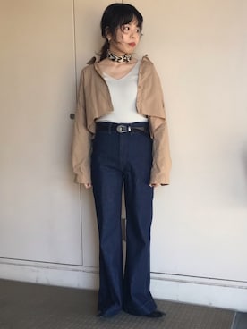 ささん（レディース・158cm）の春コーディネート