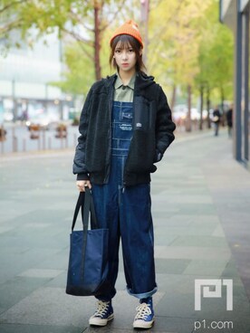 「MADNESSのアイテム（ジャケット/アウター）」を使った、eyesBB-さん（レディース・168cm）の冬コーディネート