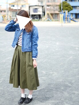 きゅうさん（レディース・163cm）の春コーディネート