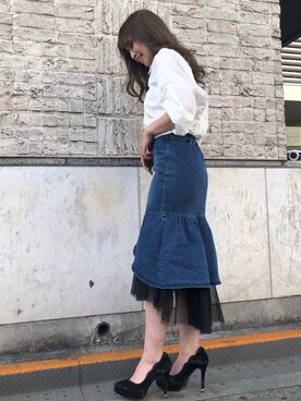 倉林夏実さん（レディース・157cm）の春コーディネート
