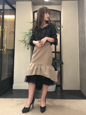 倉林夏実さん（レディース・157cm）の春コーディネート