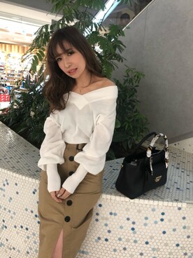 倉林夏実さん（レディース・157cm）の冬コーディネート