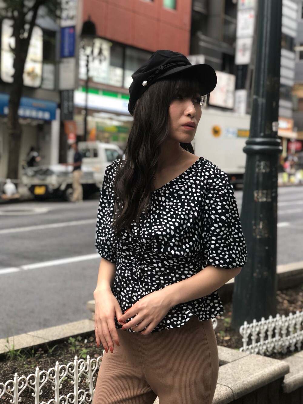 上品 ペプラム ノースリーブ×フレアパンツ セットアップ セットアップ レディース ベスト ジレ ノースリーブ 上下セット