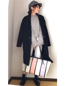 「Clelia（クレリア）のアイテム」を使った、yunさん（レディース・153cm）の冬コーディネート