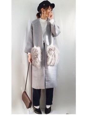 yunさん(レディース・153cm)の冬コーディネート