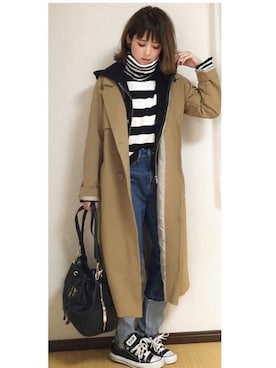 「Clelia（クレリア）のアイテム」を使った、yunさん（レディース・153cm）の冬コーディネート