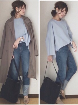 yunさん（レディース・153cm）の冬コーディネート