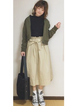 「UNIQLO（ユニクロ）のアイテム（ブルゾン）」を使った、yunさん（レディース・153cm）の冬コーディネート