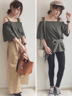 yunさん（レディース・153cm）の春コーディネート