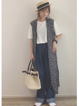 yunさん（レディース・153cm）の春コーディネート