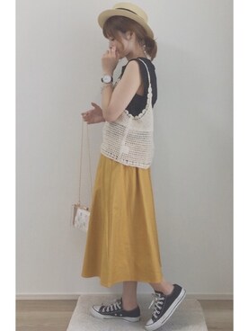 yunさん（レディース・153cm）の夏コーディネート