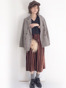 yunさん（レディース・153cm）の秋コーディネート