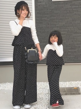 「セットアイテム」｜「アイテム（ハンチング/ベレー帽）」を使った、yunさん（レディース・153cm）の冬コーディネート