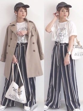 yunさん（レディース・153cm）の春コーディネート