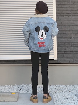 「GRL（グレイル）のアイテム（ハンチング/ベレー帽）」を使った、yunさん（レディース・153cm）の秋コーディネート