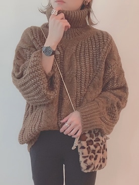 yunさん（レディース・153cm）の冬コーディネート