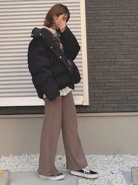 yunさん（レディース・153cm）の冬コーディネート