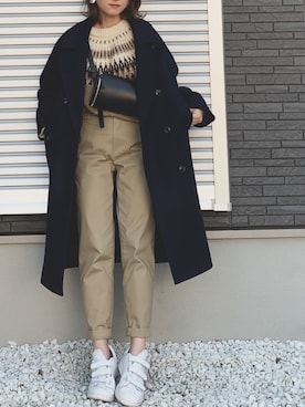 yunさん（レディース・153cm）の冬コーディネート