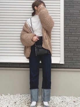 「ilovemrmittens」｜yunさん（レディース・153cm）の冬コーディネート