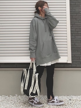 「beautiful people」｜「アイテム（アンダーウェア）」を使った、yunさん（レディース・153cm）の冬コーディネート