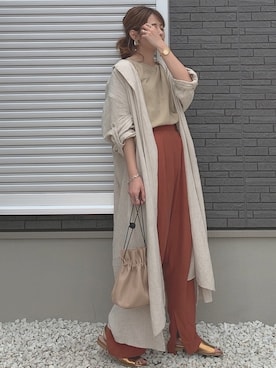 yunさん（レディース・153cm）の春コーディネート