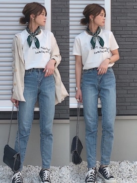 yunさん（レディース・153cm）の春コーディネート