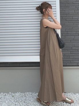 「SonnyLabel」｜「アイテム（アナログ腕時計）」を使った、yunさん（レディース・153cm）の夏コーディネート