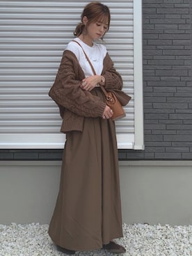 yunさん（レディース・153cm）の秋コーディネート