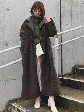 CLANE（クラネ）のモッズコートを使った人気ファッション 